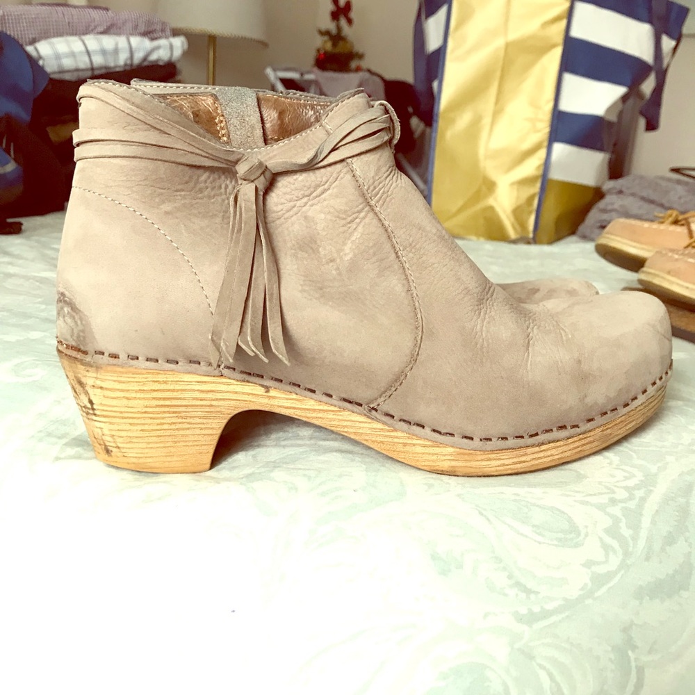 Gray dansko boots